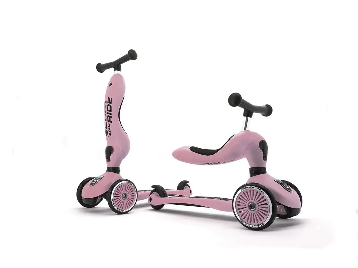 Scoot and Ride Highwaykick 1 Oturaklı Çocuk Scooter Pembe