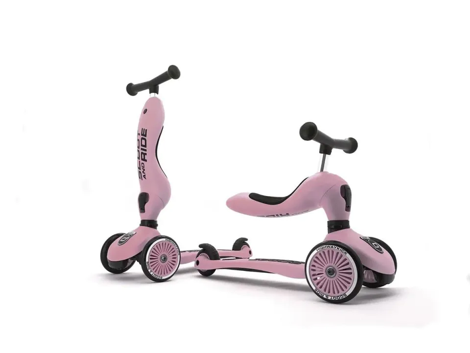 Scoot and Ride Highwaykick 1 Oturaklı Çocuk Scooter Pembe