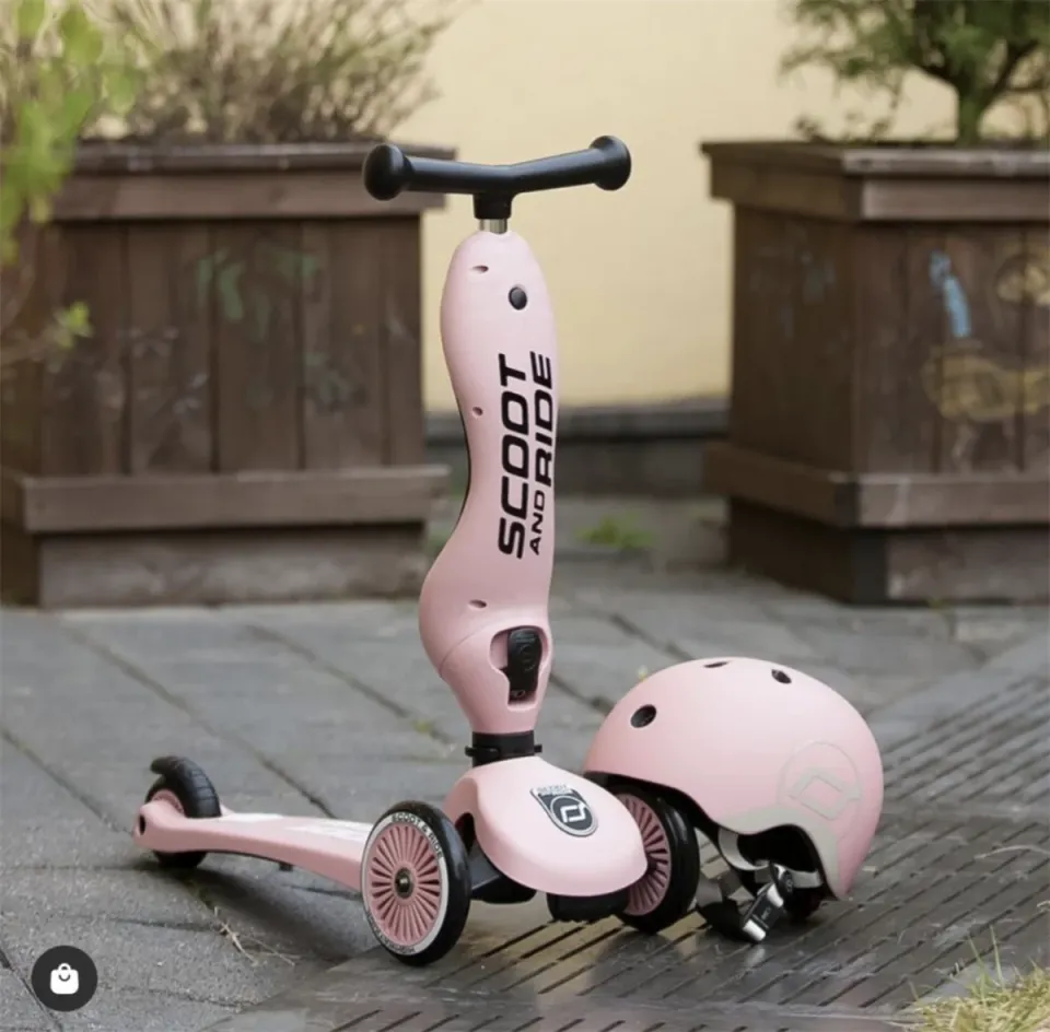 Scoot and Ride Highwaykick 1 Oturaklı Çocuk Scooter Pembe