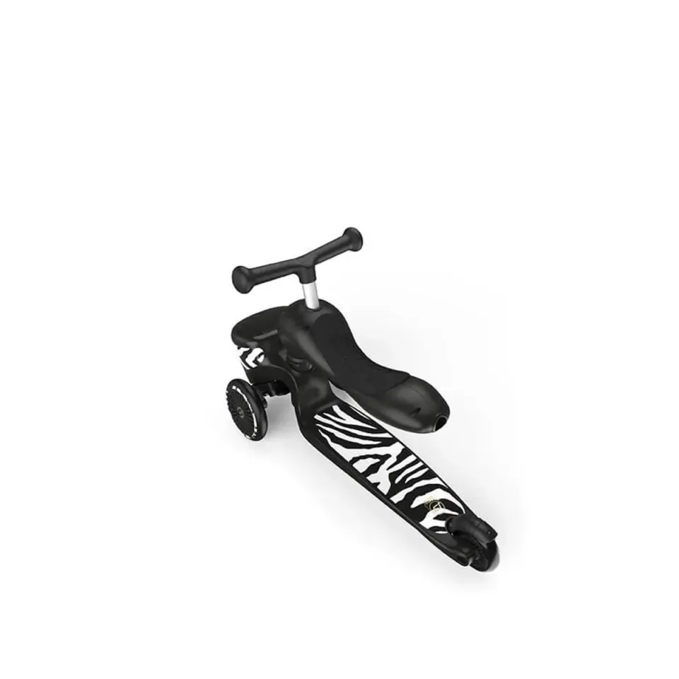 Scoot and Ride Highwaykick 1 Lifestyle Scooter - Zebra