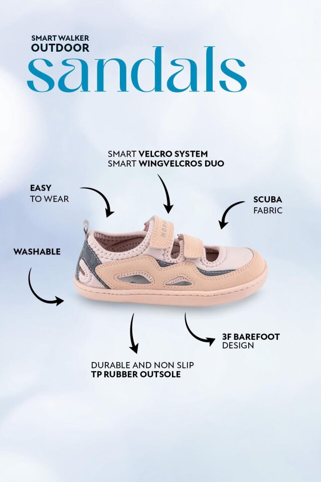 Smart Walker Outdoor Sandals Pembe Duo
