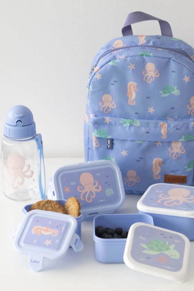 Saro Askılı Pipetli Matara 450ml Ocean Life