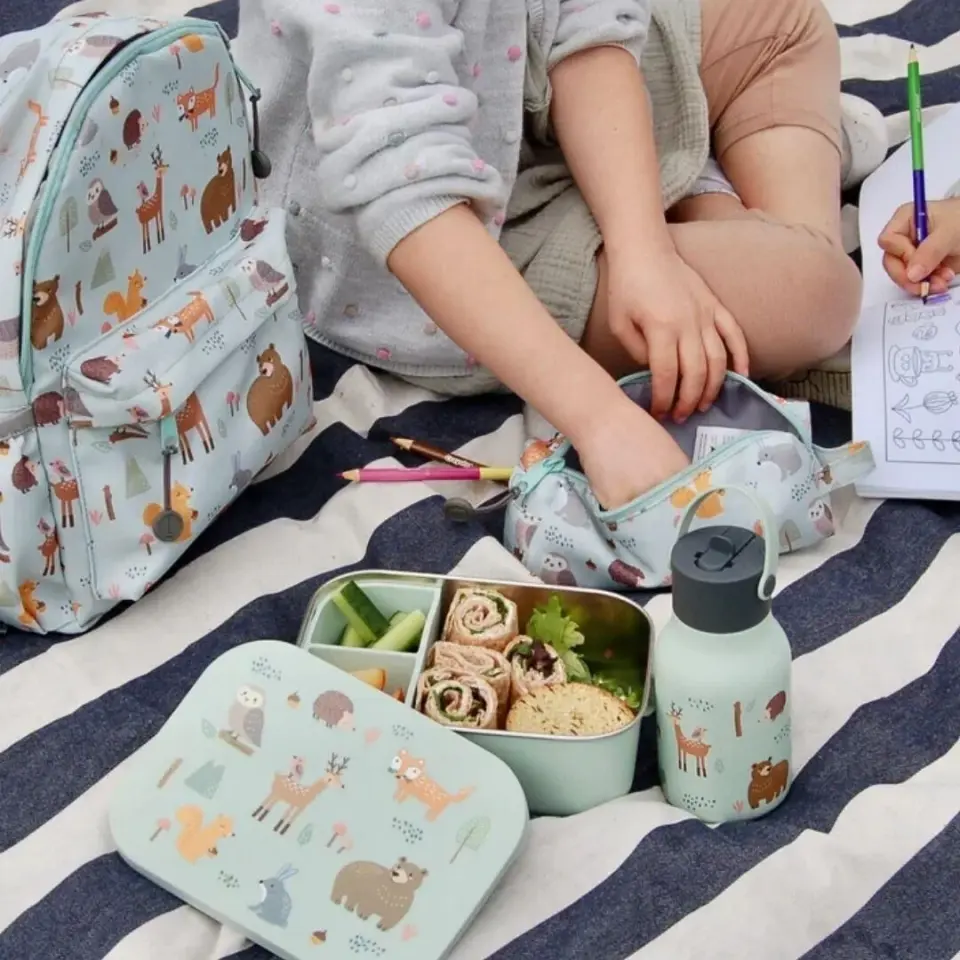 Lund London Little Lund Pencil Case - Kalem Kutusu Woodland