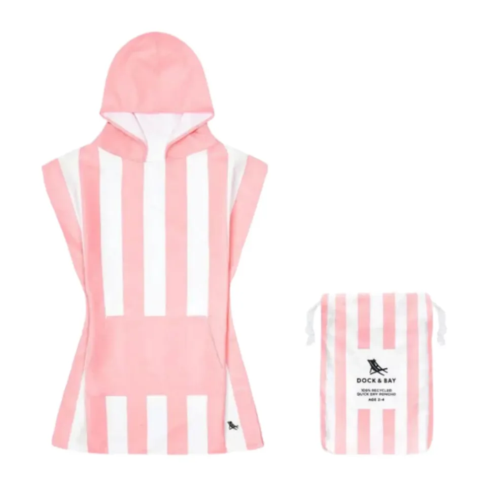 Dock And Bay UV Korumalı Çocuk Pançosu Malibu Pink