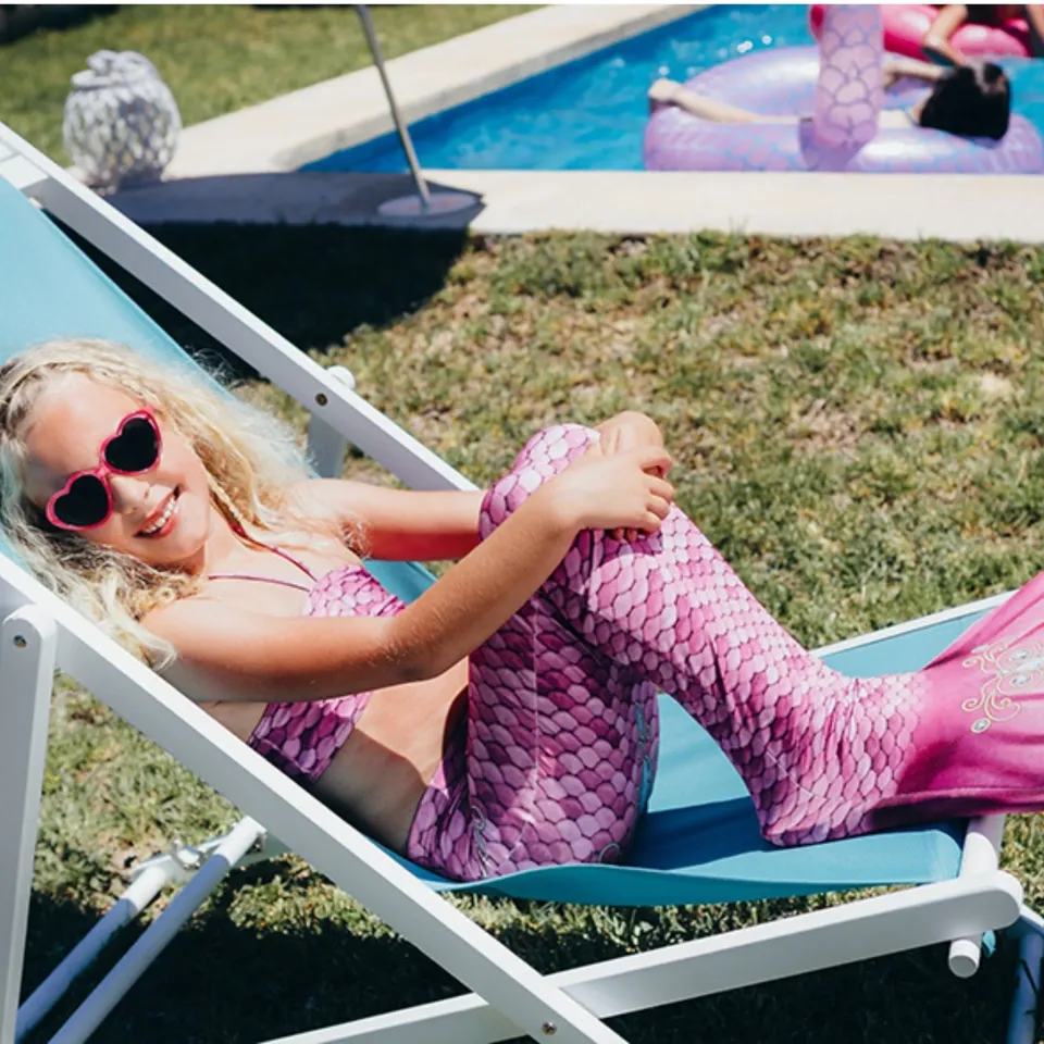 Kuaki Mermaids Deniz Kızı 4'lü Takım Bikini Kostüm Seti Princess
