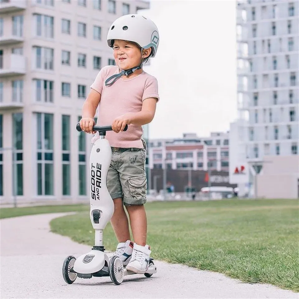 Scoot and Ride Highwaykick 1 Oturaklı Çocuk Scooter Açık Gri