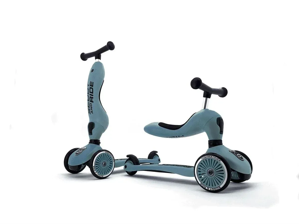 Scoot and Ride Highwaykick 1 Oturaklı Çocuk Scooter Petrol Mavisi