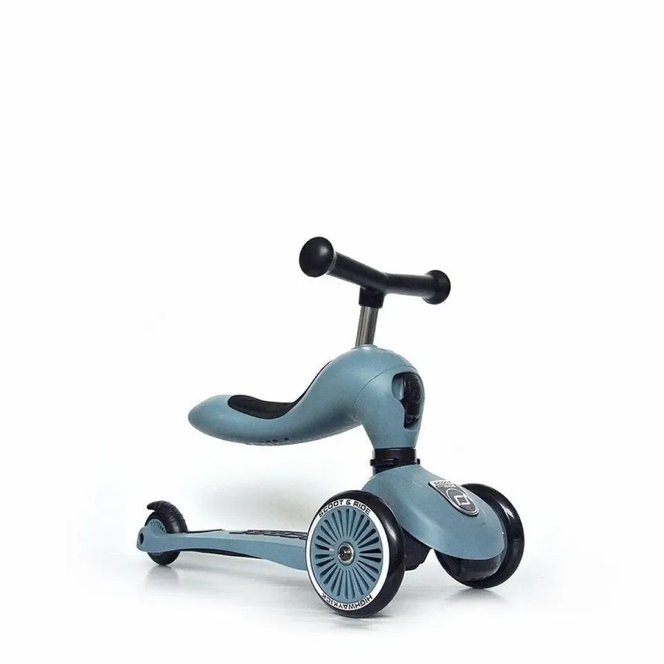 Scoot and Ride Highwaykick 1 Oturaklı Çocuk Scooter Petrol Mavisi