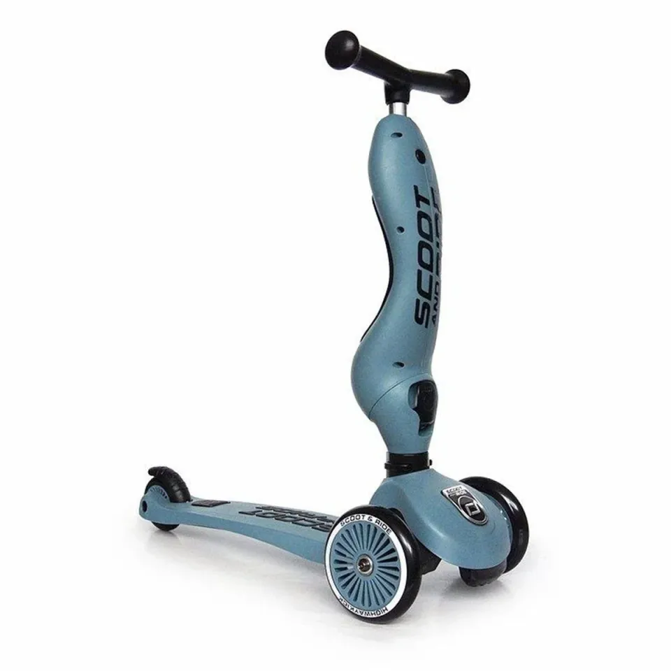 Scoot and Ride Highwaykick 1 Oturaklı Çocuk Scooter Petrol Mavisi