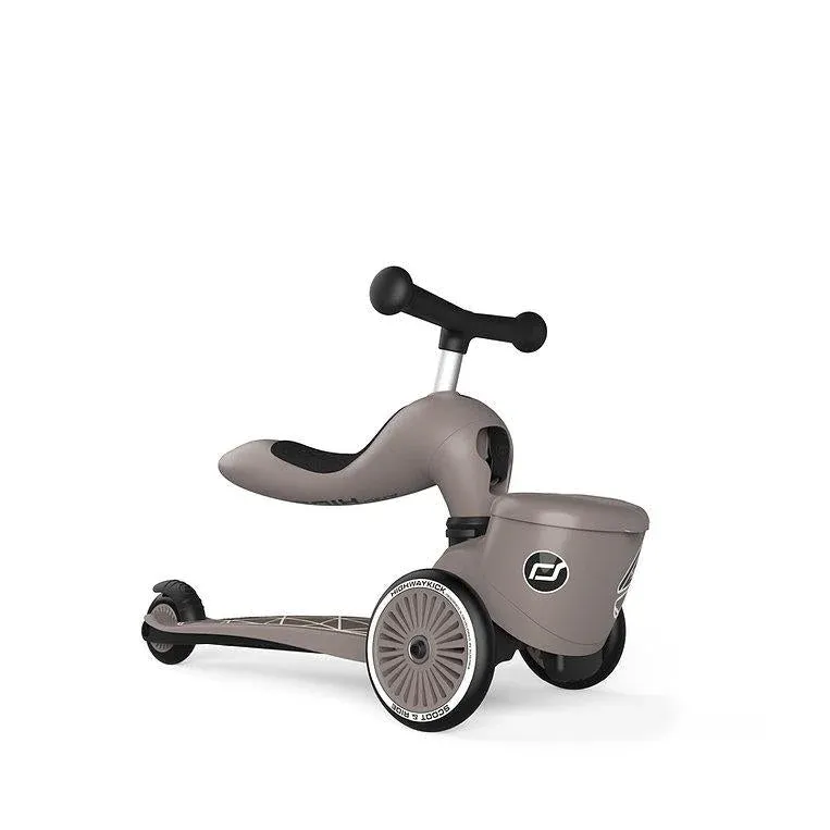 Scoot and Ride Highwaykick 1 Lifestyle Scooter - Brown Lines