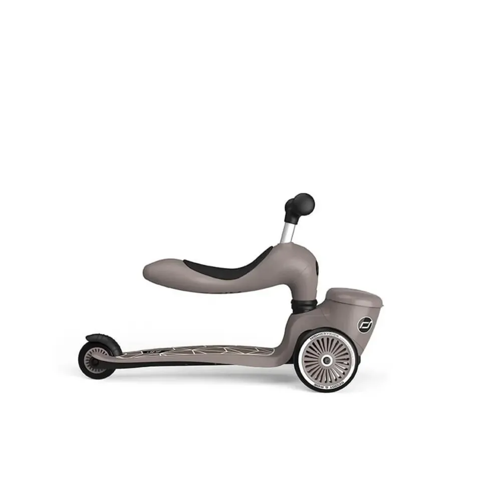 Scoot and Ride Highwaykick 1 Lifestyle Scooter - Brown Lines