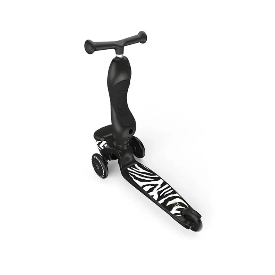 Scoot and Ride Highwaykick 1 Lifestyle Scooter - Zebra