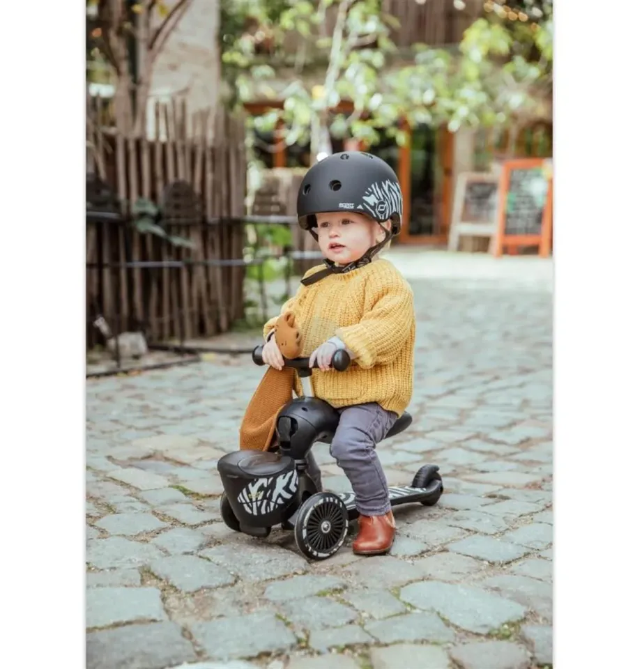 Scoot and Ride Highwaykick 1 Lifestyle Scooter - Zebra