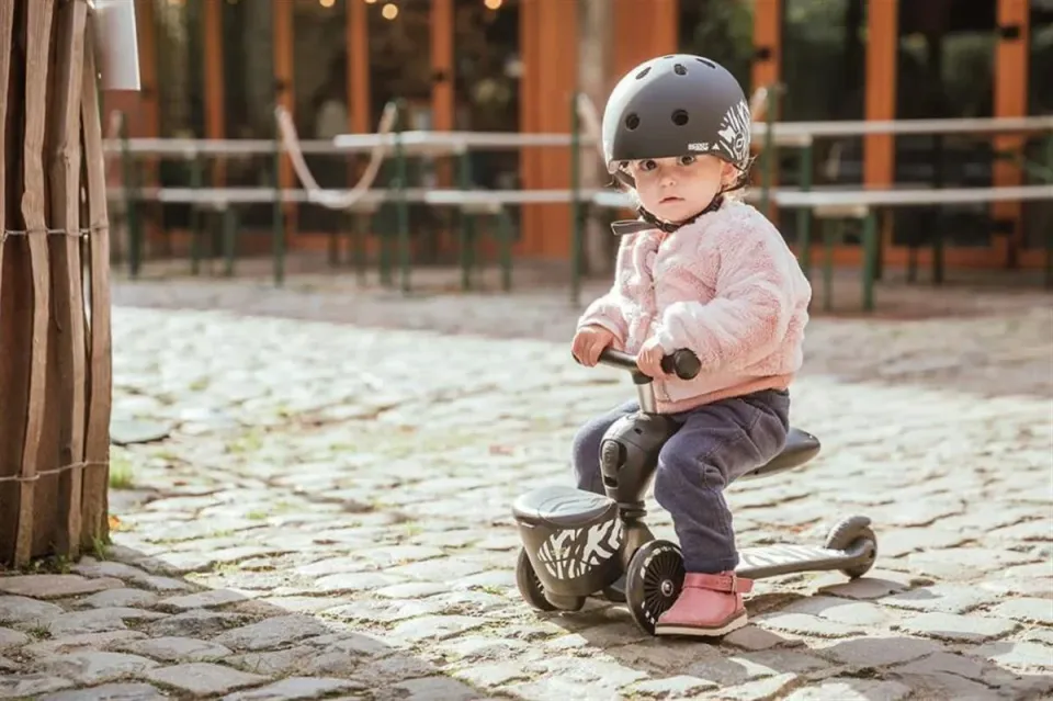 Scoot and Ride Highwaykick 1 Lifestyle Scooter - Zebra