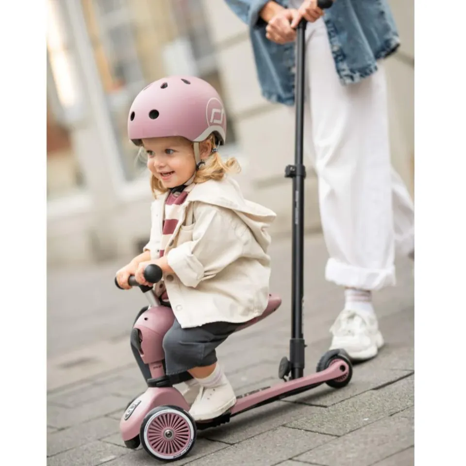 Scoot and Ride Push and Go Ebeveyn Kontrollü Çocuk Scooter Wildberry