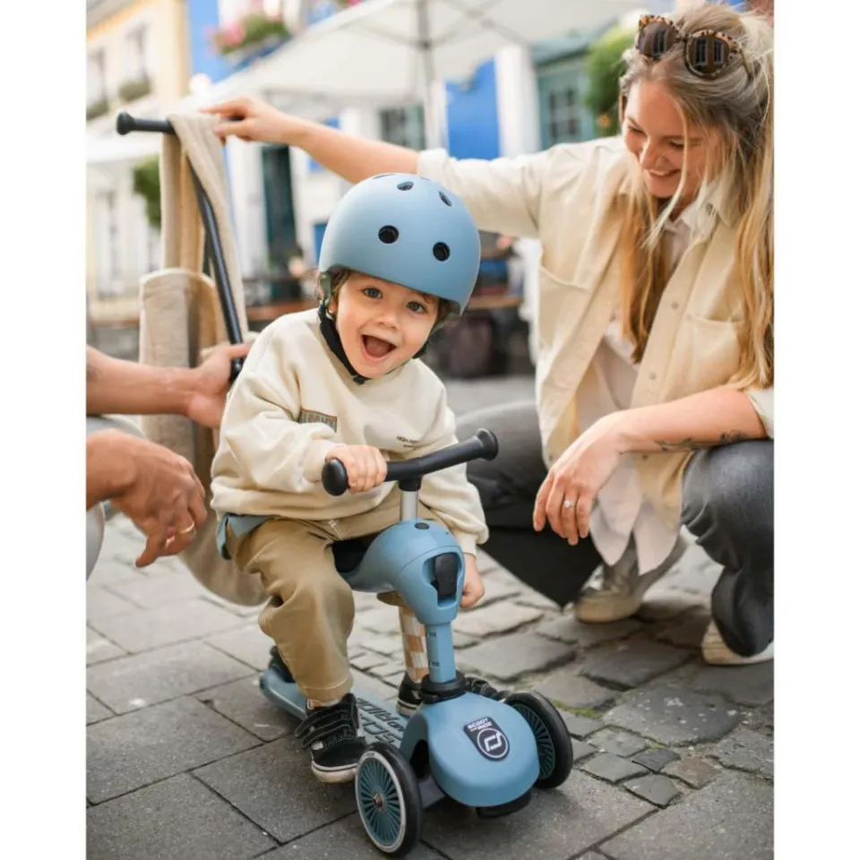Scoot and Ride Push and Go Ebeveyn Kontrollü Çocuk Scooter Steel