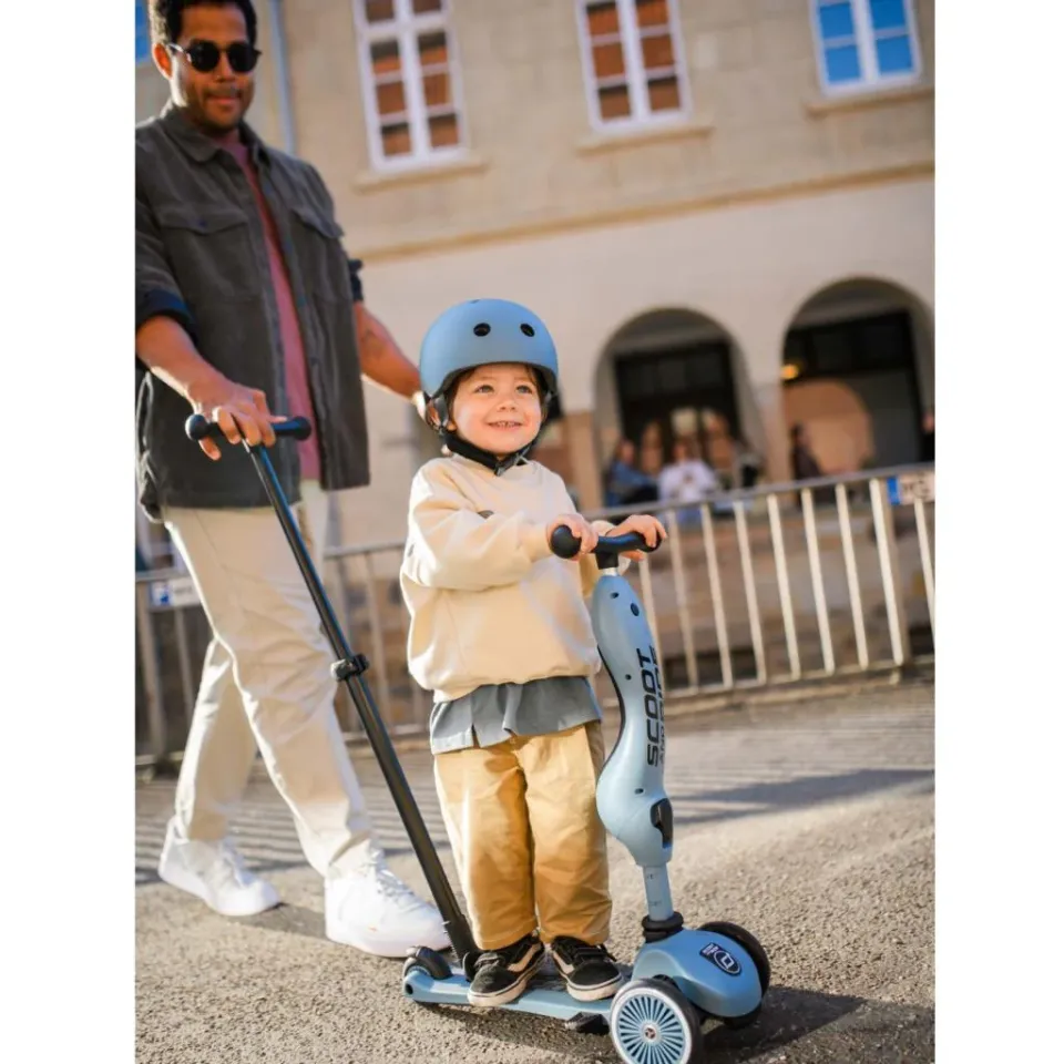 Scoot and Ride Push and Go Ebeveyn Kontrollü Çocuk Scooter Steel