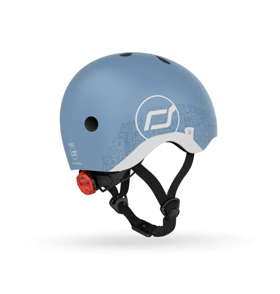 Scoot and Ride Helmet Reflective Bebek Kaskı XXS-S Petrol