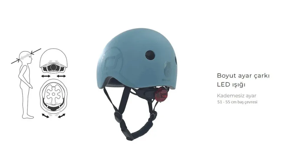Scoot and Ride Helmet Çocuk Kaskı S-M Pembe