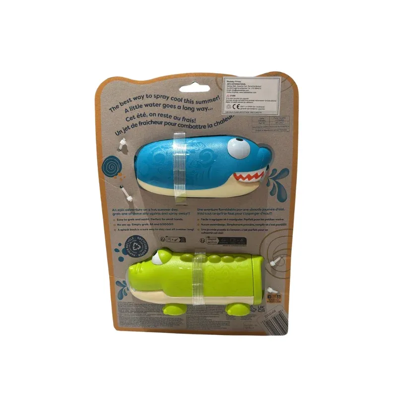 B.Toys Eğlenceli Su Tabancası Seti - Timsah ve Köpekbalığı