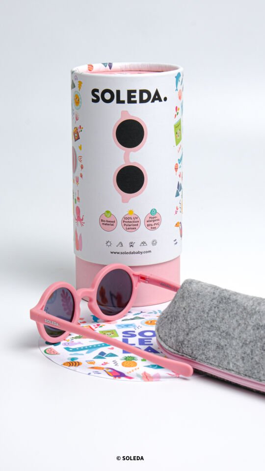 SOLEDA 0-12 Ay Bebek Güneş Gözlüğü Baby Pink