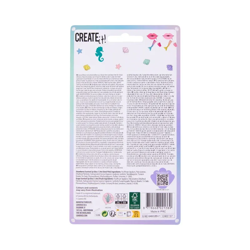 Create It Dudak Parlatıcısı Seti - Pembe - Mermaid